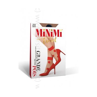 Носки женские Pois Grande 20 MiNiMi Дроп Un/Daino/Blu