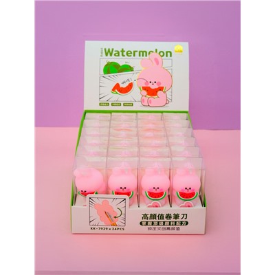 Точилка для карандашей "Hare watermelon", pink