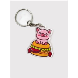 Брелок "Cute pig hamburger"