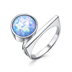 Серебряное кольцо с натуральным опалом - 1377