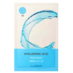 Маска для лица на тканевой основе с гиалуроновой кислотой BIO SOLUTION Hydrating Hyaluronic Acid Mask Sheet, THE SAEM, 20 г