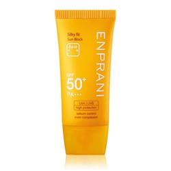 ENPRANI Silky Fit Шелковистый солнцезащитный крем SPF50+ PA+++