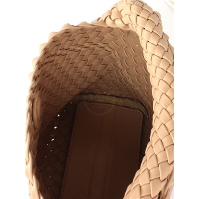 Сумка женская искусственная кожа BSK-21091  (плетенка),  1отдел+косметичка,  плечевой ремень,  бежевый SALE 255156