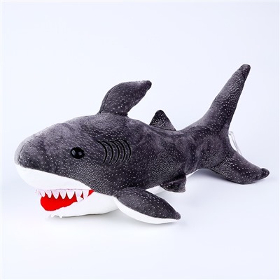 Мягкая игрушка «Акула», 40 см, цвет серый