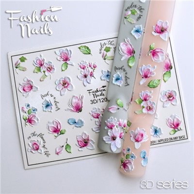 Fashion Nails, Слайдер-дизайн 3D/120