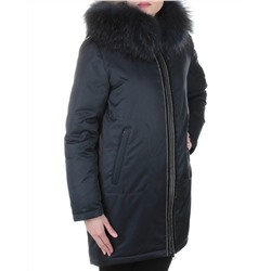E-1961 Пальто женское с мехом Evcanbady размер L - 50 российский