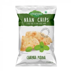 Мятные чипсы (150 г), Chatpata Pudina Naan Chips, произв. Wingreens Farms