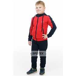 1Спортивный костюм детский трикотаж 5510-2 красный