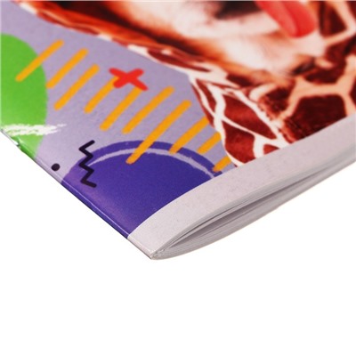 Тетрадь для скетчей А5, 32 листа "Листья", обложка мелованный картон, блок 100 г/м2