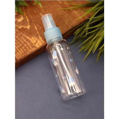 Дорожная бутылочка "Drawings", blue (100 ml)