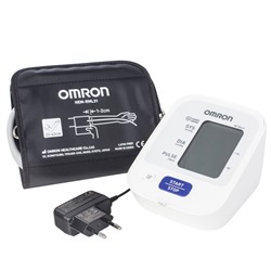 Тонометр автоматический OMRON M2 Basic (адаптер, универсальная манжета)