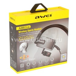 Наушники MP3/MP4 AWEI (A883BL) SPORT Bluetooth вакуумные серебро