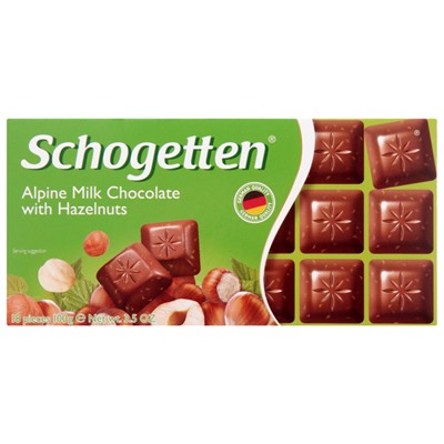 Шоколад "Шогеттен" Nuts (с орехами) 100 гр.1/15
