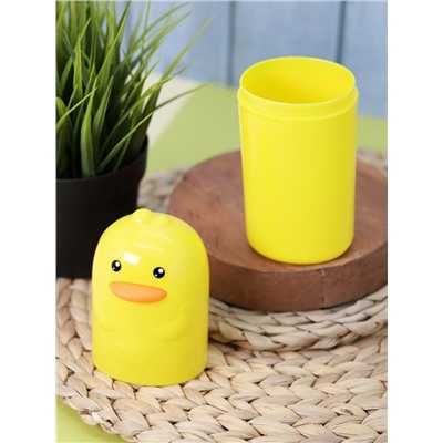 Контейнер для зубных щеток / кистей "Little duck", yellow