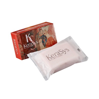 Мыло косметическое с персиковым ароматом Silk Moisture Bar, KERASYS   100 г