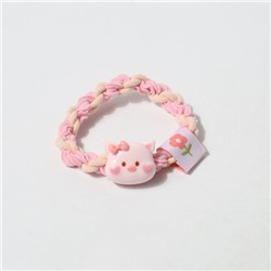 Резинка для волос GIRLY "Candy pig", pink