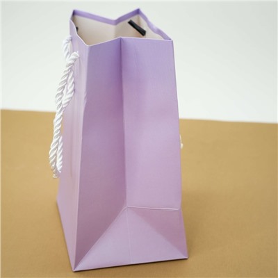 Пакет подарочный (XS) «Classic», purple (19.5*14.5*10)