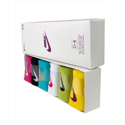 Набор спортивных женских носков в коробке, 6 цветов