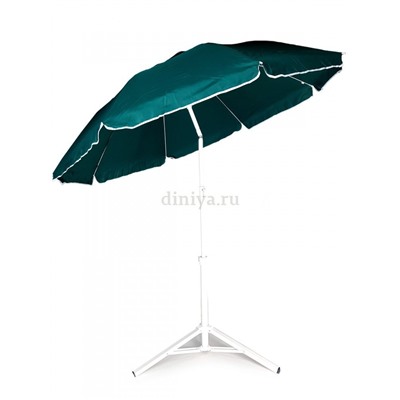Зонт-пляжный DINIYA арт.8202 полуавт D=160 8K однотон