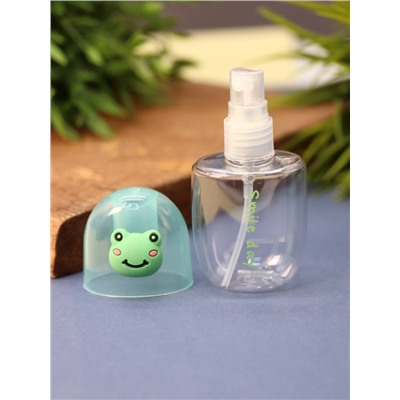 Дорожная бутылочка "Smile frog day", green (60 ml)