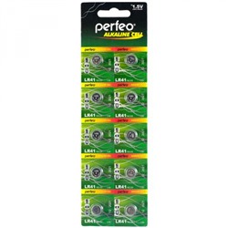 Элемент питания  AG 3 PERFEO LR41 (392A) 10BL Alkaline Cel Perfeo