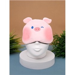 Маска для сна гелевая "Animal pig", pink