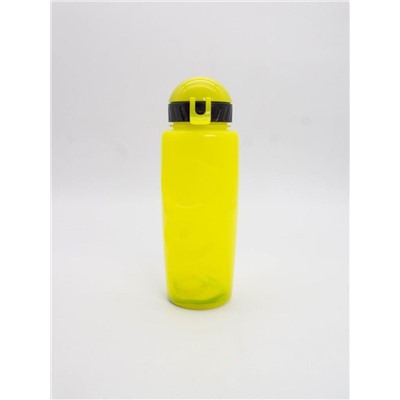 Бутылка "Movement life" с трубочкой, yellow (500 ml)