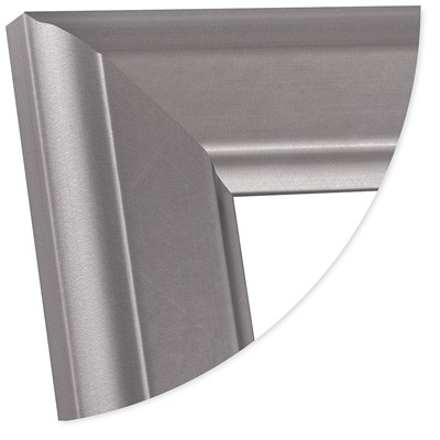 Рамка для сертификата DB8 30x40 Luxe серебро, МДФ со стеклом		артикул 5-39935