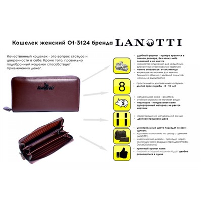 Кошелек Lanotti 3124/Синий