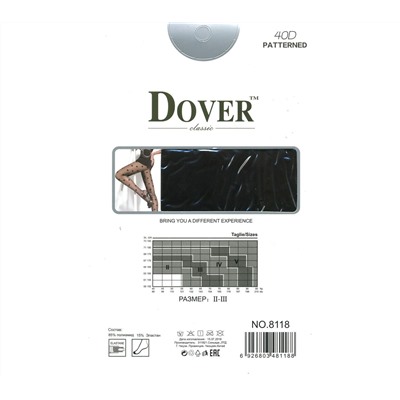 Женские колготки Dover 8118 Black 40 Den