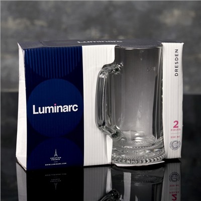 Набор стеклянных кружек для пива Luminarc «Дрезден», 330 мл, 2 шт