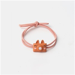 Резинка для волос GIRLY "Camera fox", orange