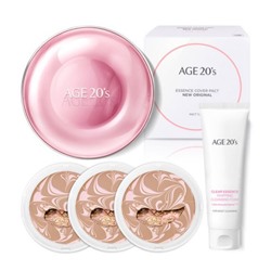 AGE20s New Original Essence Cover Тональная Основа Пакт  (SPF50+/PA+++) 12.5*3ea + GIFT