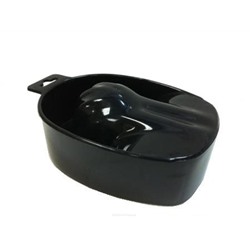Dewal Ванночка для маникюра Т-1242, пластик, черный