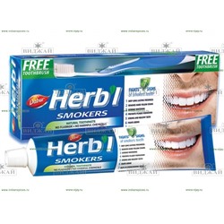 Зубная паста Dabur Herb'l Smokers (для курильщика) + зубная щётка