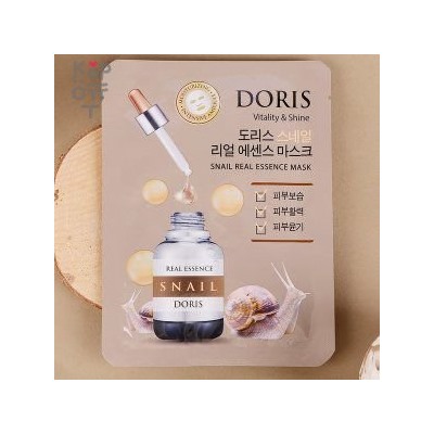 JIGOTT DORIS REAL ESSENCE MASK Тканевая маска 1шт.,