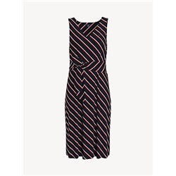 Essential Tie-Front Stripe Dress