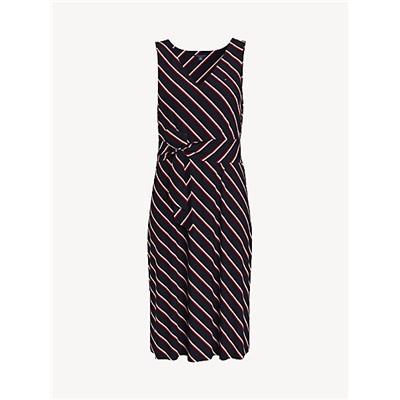 Essential Tie-Front Stripe Dress
