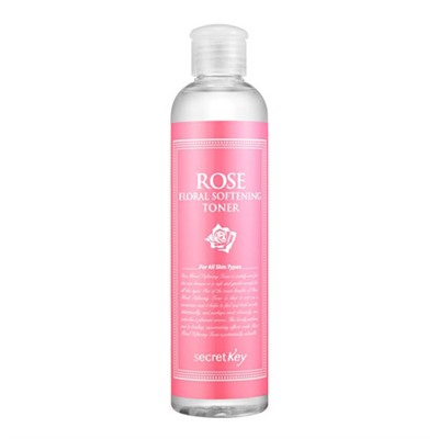 Secret Key Rose Floral Softning Смягчающий цветочный тонер с экстрактом розы