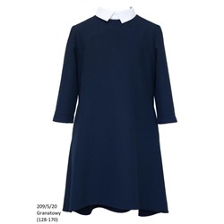 209/S/20 Платье Темно-синий, SLY Школа 20