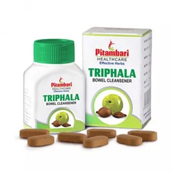 Трифала (60 таб), Triphala Bowel Cleansener, произв. Pitambari