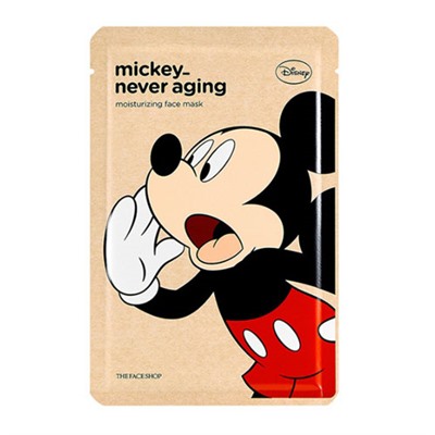 THE FACE SHOP Mickey Never Aging Moisturizing Антивозрастная увлажняющая маска