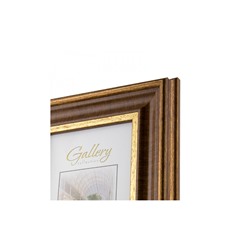 Фоторамка Gallery 10x15 (А6) пластик бронза 664048-4, с пластиком		артикул 5-43371