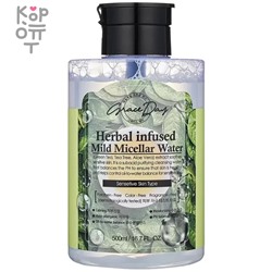 Grace Day Herbal Infused Mild Micellar Water - Мягкая мицеллярная вода с растительными экстрактами 500мл.,