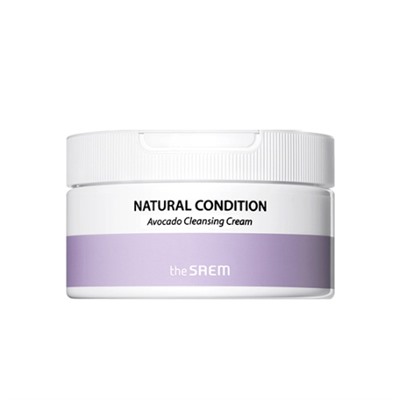 The Saem Natural Condition Avocado Очищающий крем с экстрактом авокадо