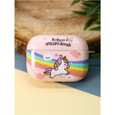 Чехол для AirPods Pro "Rainbow unicorn