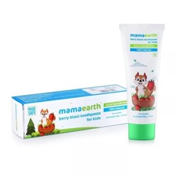 Детская ягодная зубная паста (50 г), Berry Blast Toothpaste for Kids, произв. Mamaearth