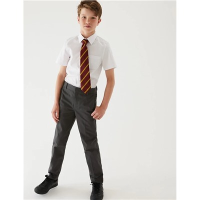Boys' Cotton Skin Kind School Trousers (2-18 Yrs)
