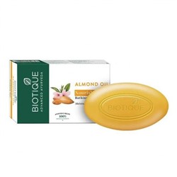 Мыло с Миндальным маслом: питание кожи (75 г), Almond Oil Nourishing Bathing Bar, произв. Biotique