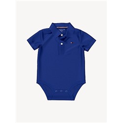 TH Baby Solid Polo Onesie